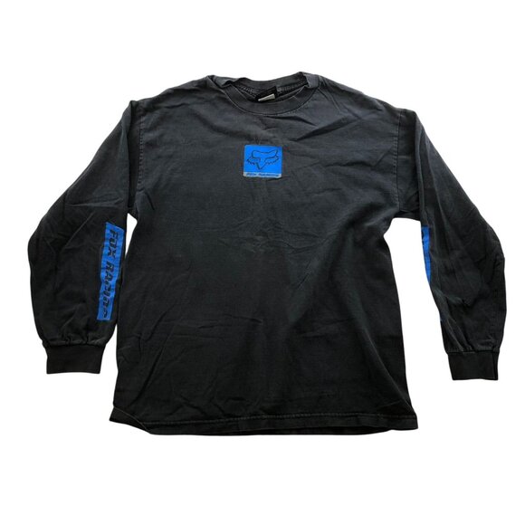 Fox Racing Other - Fox Racing Mens T-Shirt Large Long Sleeve Graphic Tee Pullover Casual Black